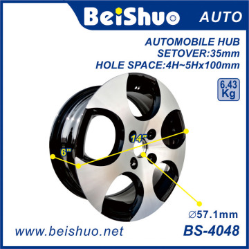 Black &Silver Surface Aluminium Wheel Rim